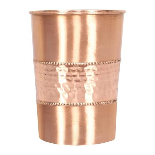 Decorative India Copper Drinking Water Glass | Serving Water Glasses