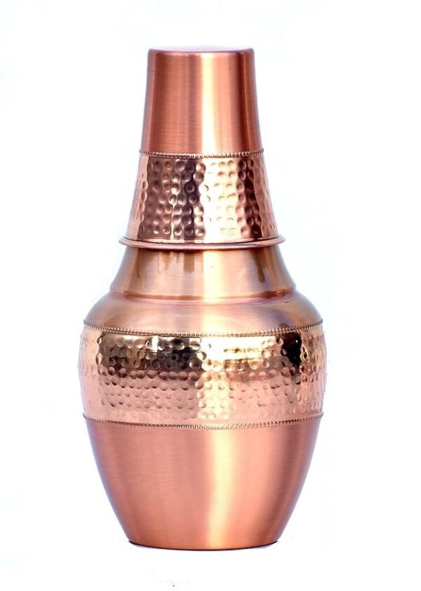 Decorative India Pure Copper Surai With Inbuilt Glass