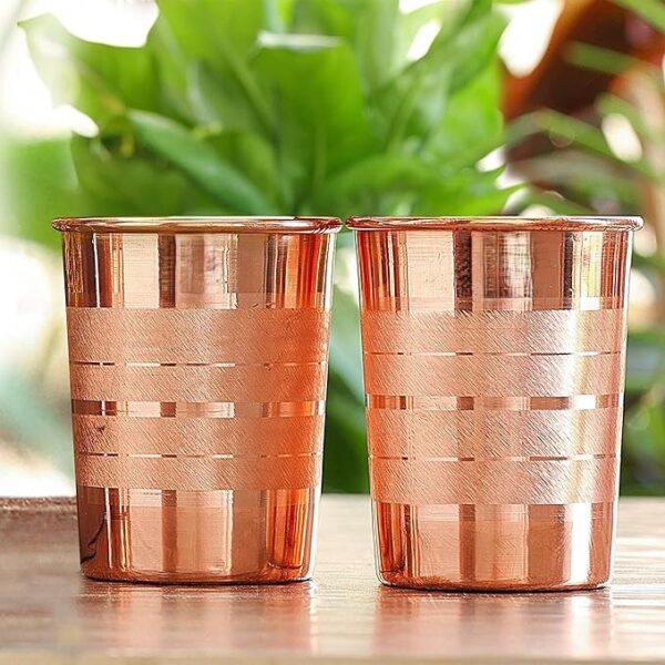 Pure Copper Glass With Luxury Design 250 ML