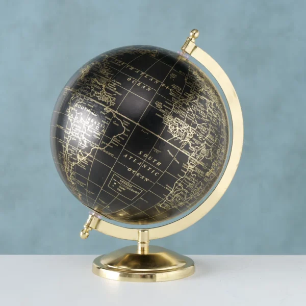 Decorative India Educational World Globe with 12 inch with Gold Base for Students