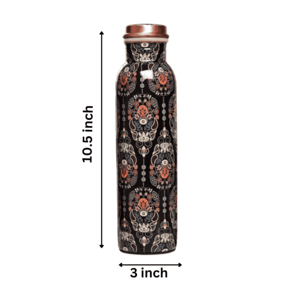 Premium Black Copper Water Bottle 1 Liter