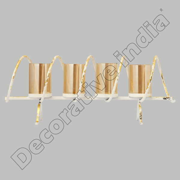 Decorative India Customized Handmade Iron Candle Stand For Home Decoration - Image 4