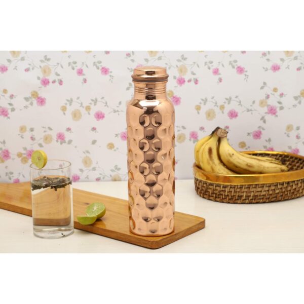 Customized Hammer Design Copper Bottle 1000 ML