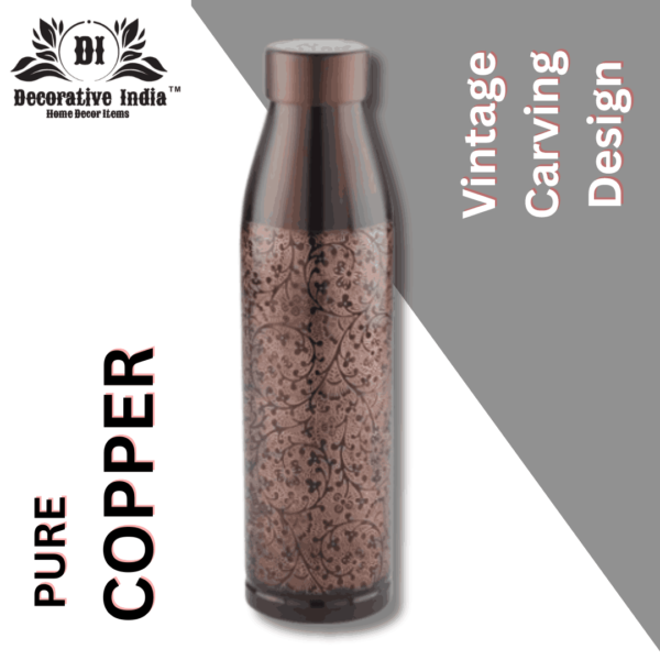 Slim Copper Water Bottle 1000 ML