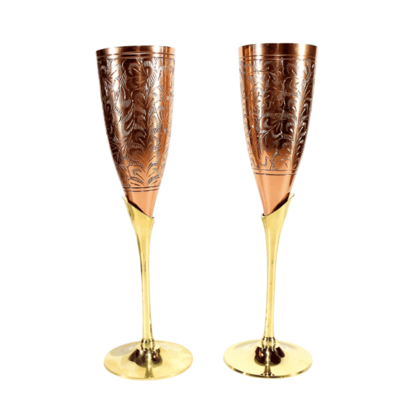 Pure Copper Goblet Drinking Glass For Bar