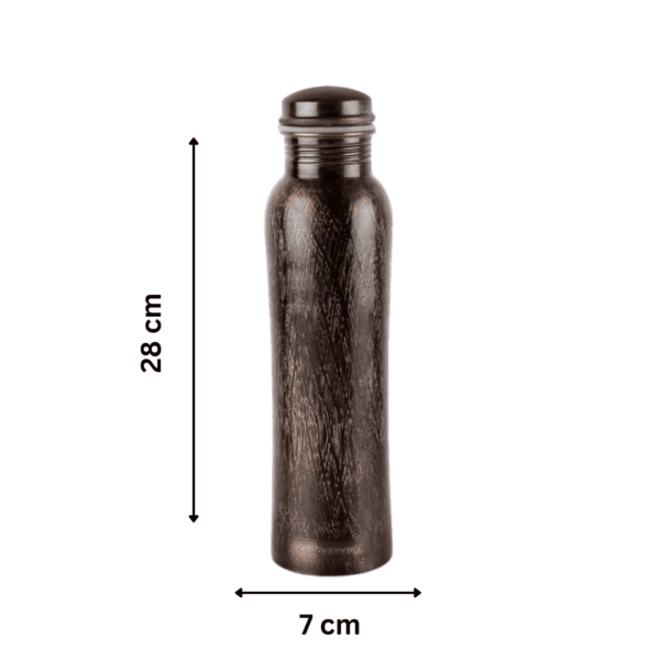 Pure Copper Water Bottle Vintage Texture Antique Design 1000 ML