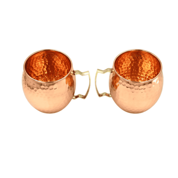 Copper Mule Mugs With Brass Handle