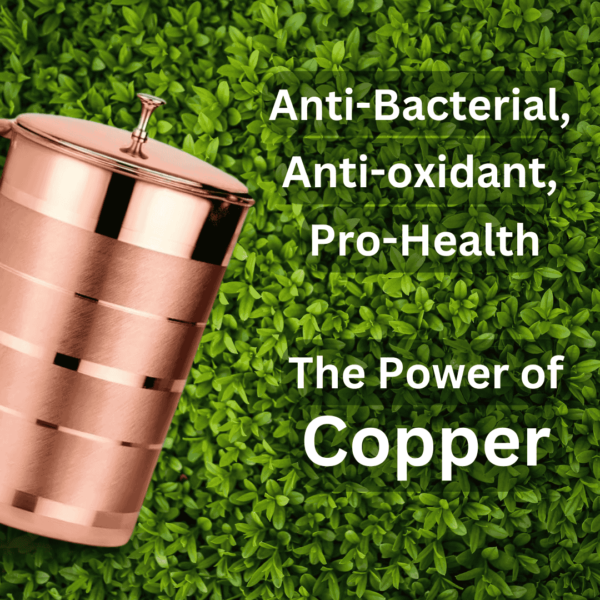 Copper Water Jug for Drinking Water 2 Litre | Best Copper Pitcher Water Storage